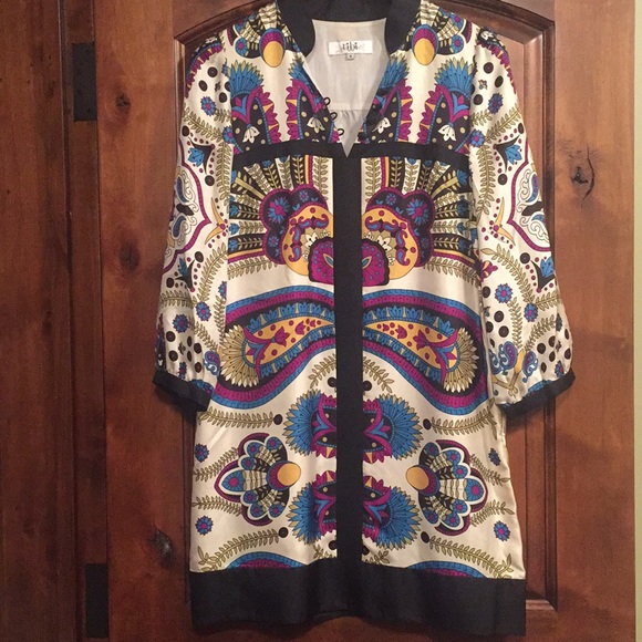 Silk Tibi tunic dress - Picture 2 of 4